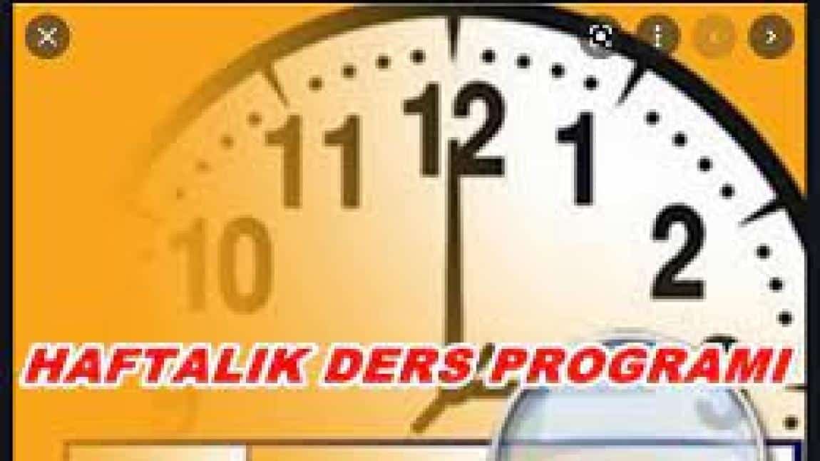 12 ŞUBAT 2024 TARİHİNDEN İTİBAREN UYGULANACAK DERS PROGRAMI